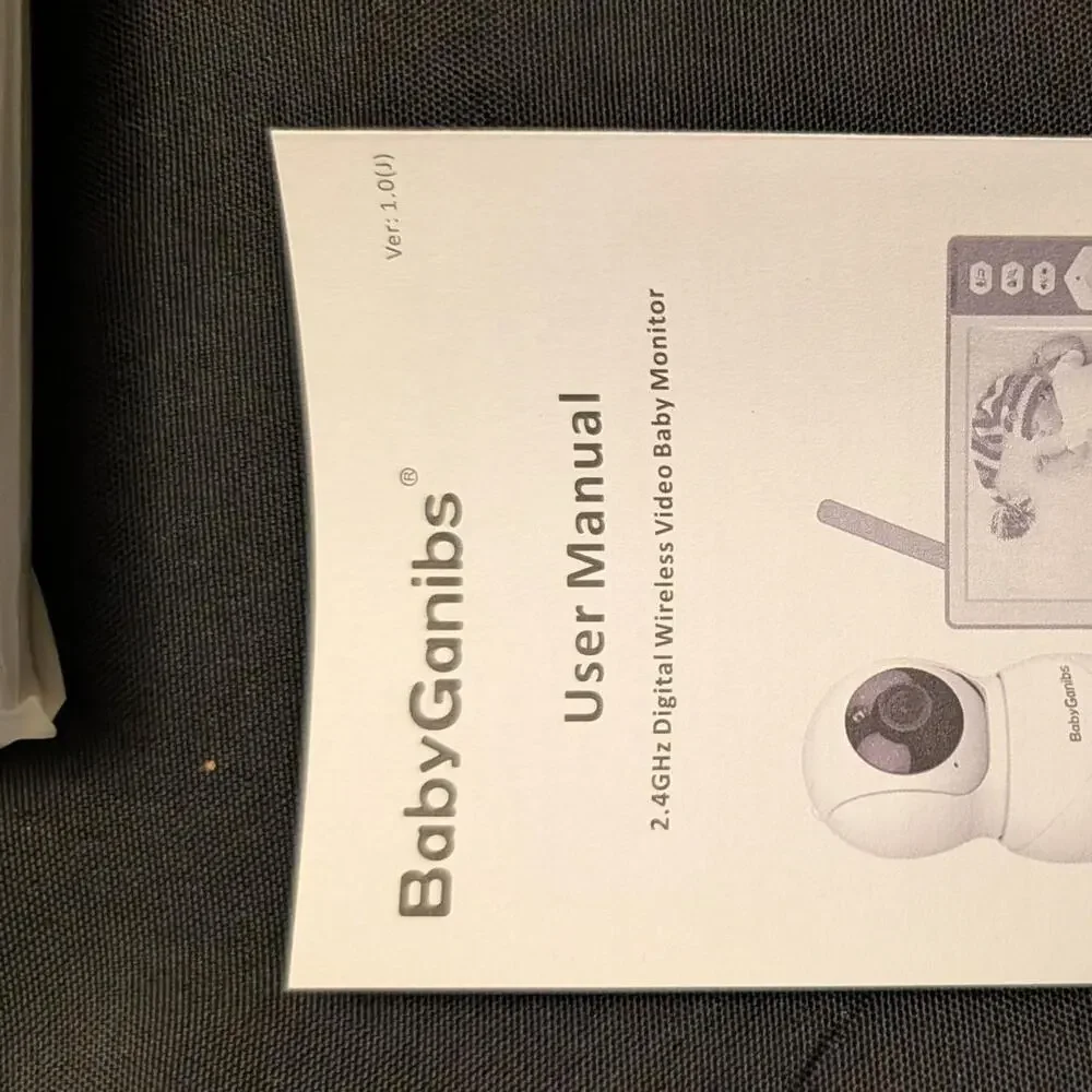 Babyganics 24ghz wireless video baby